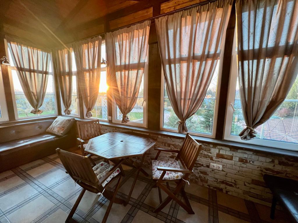 Зона отдыха на закате